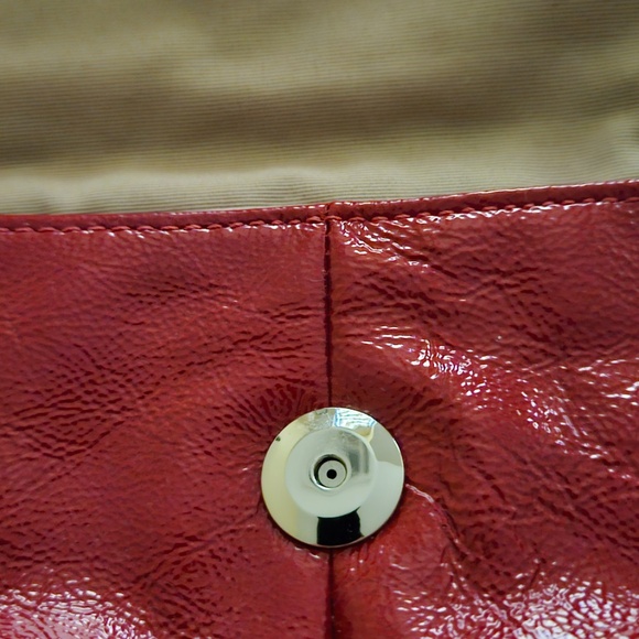 Coach Clutch patent leather Red Clutch/wristlet - Picture 5 of 9